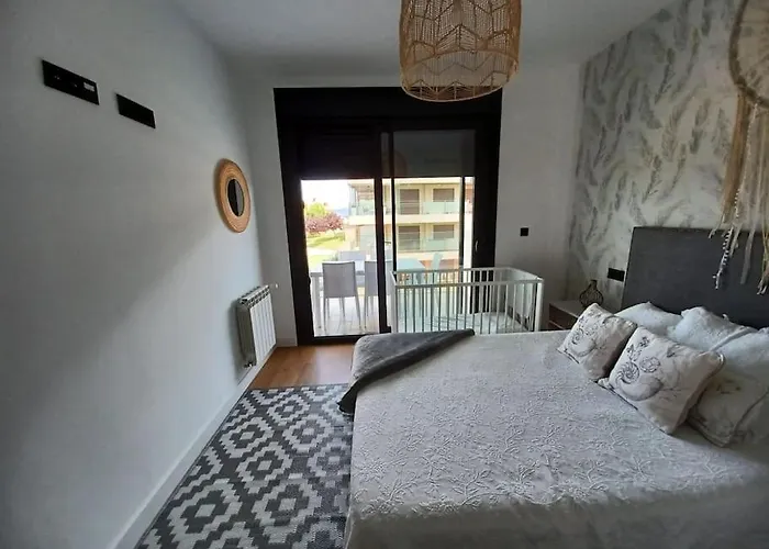 Precioso Apartamento Con Terraza Y Piscina En Portonovo-Sanxenxo