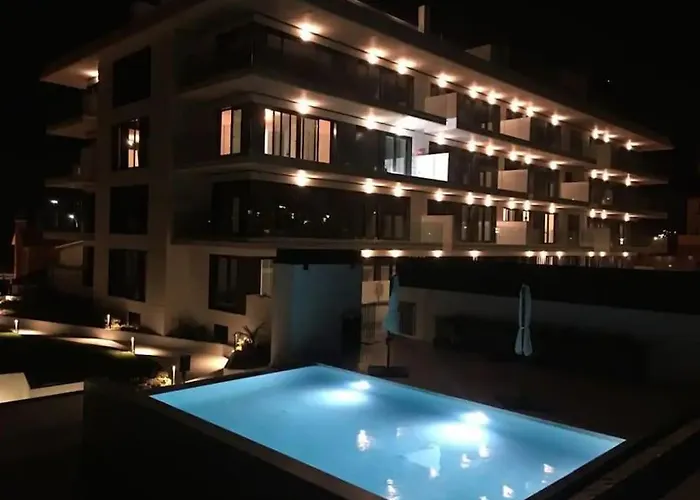 Precioso Apartamento Con Terraza Y Piscina En Portonovo-Sanxenxo
